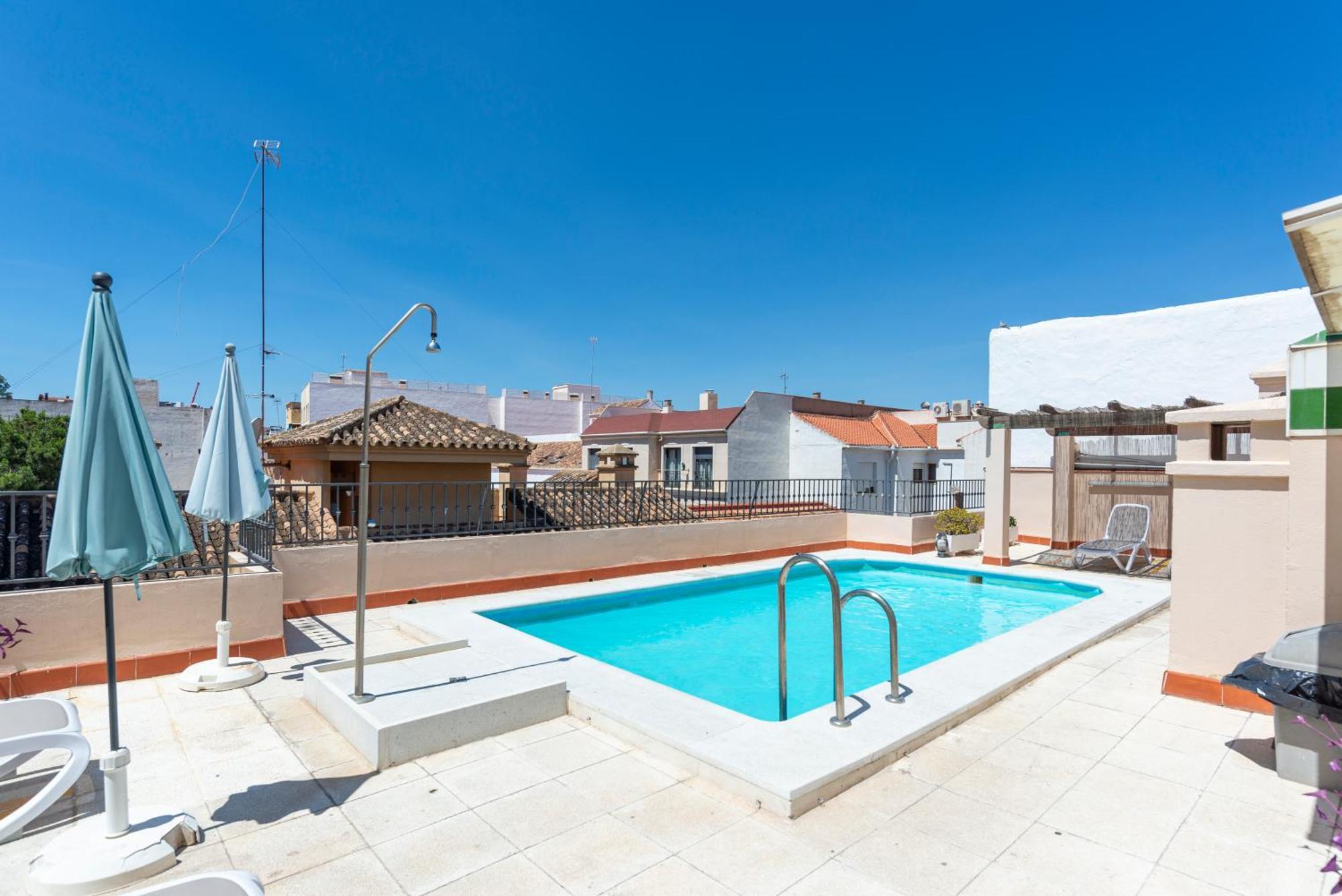 Apartment & Pool In Malaga City Center Exteriör bild